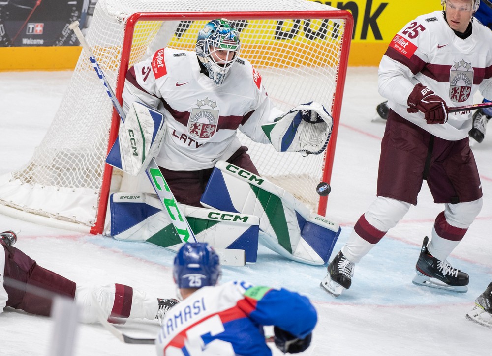 Slovensko - Lotyšsko, MS v hokeji 2023