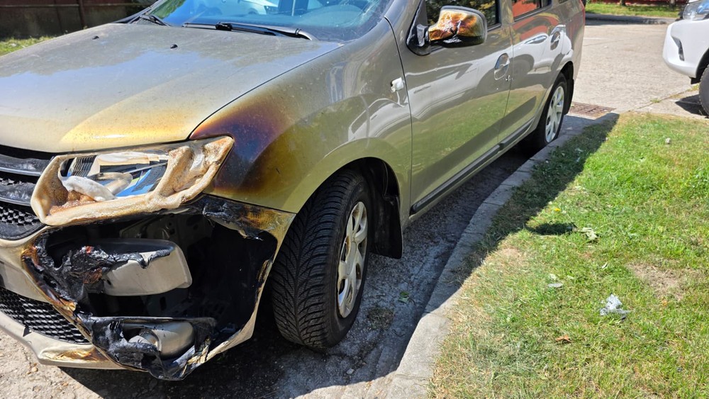 Poškodené auto Petržalka