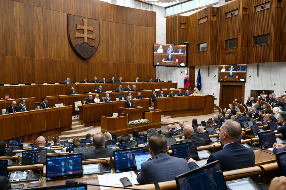 Prezident SR Peter Pellegrini vystúpil v NR SR so správou o stave Slovenskej republiky