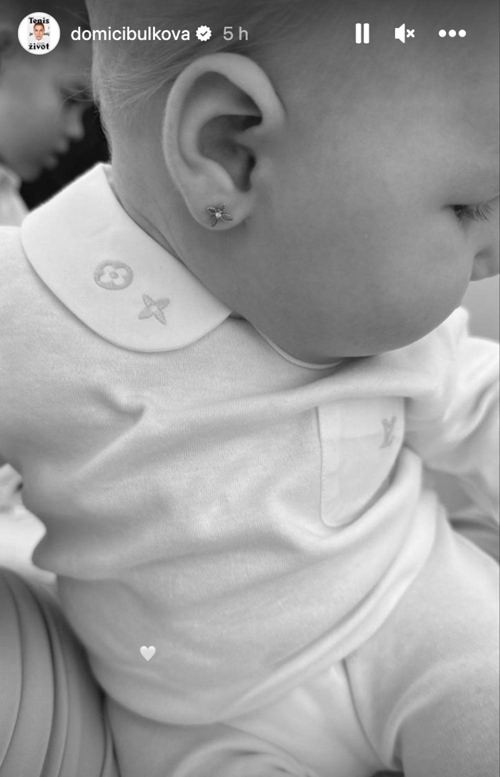 Krst dcéry Dominiky Cibulkovej