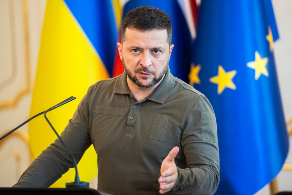 SR Bratislava Ukrajina Zelenskyj návšteva Slovenska Čaputová prezidentský palác (9)