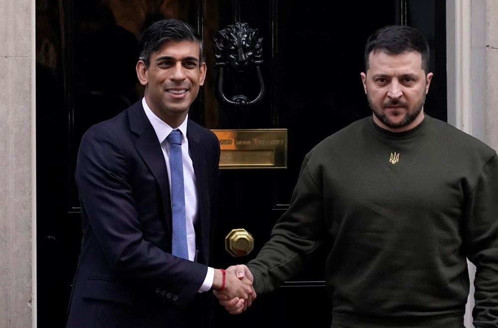 Návšteva Británie Zelenskyj