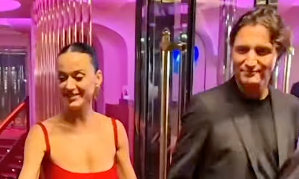 Katy Perry a Justin Trudeau