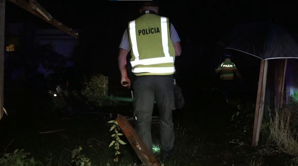 Auto skončilo takmer v dome