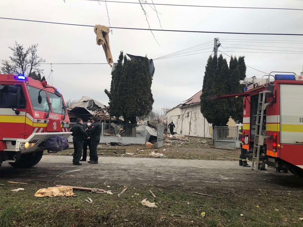 Výbuch rodinného domu v Bánovciach nad Ondavou