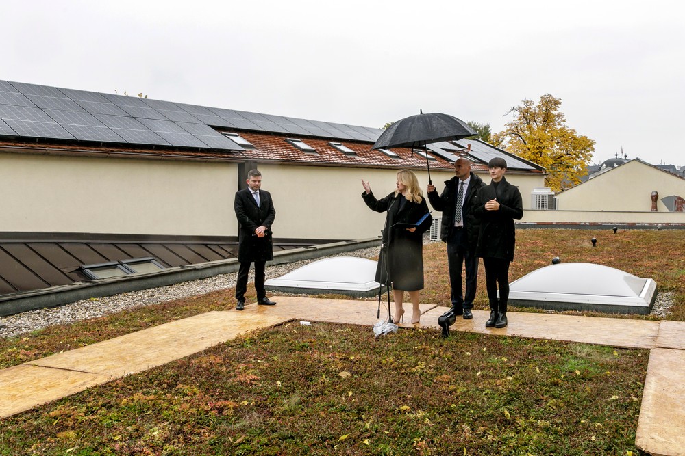 SR prezidentka projekt Zelená strecha TK (1)