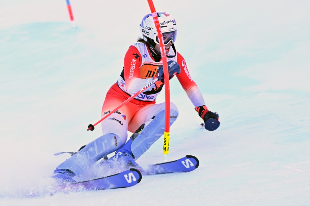 Jasná slalom lyžovanie Michelle Gisinová