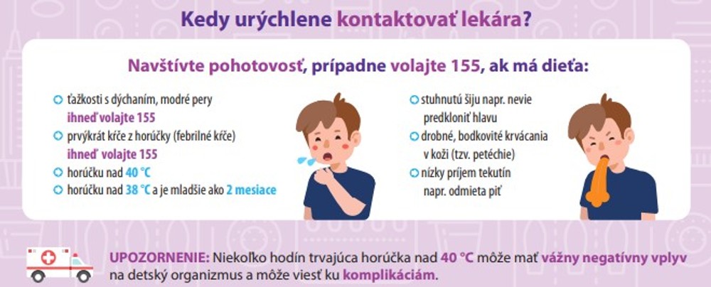 Manuál horúčky u detí_kedy volať zdravotnú pomoc