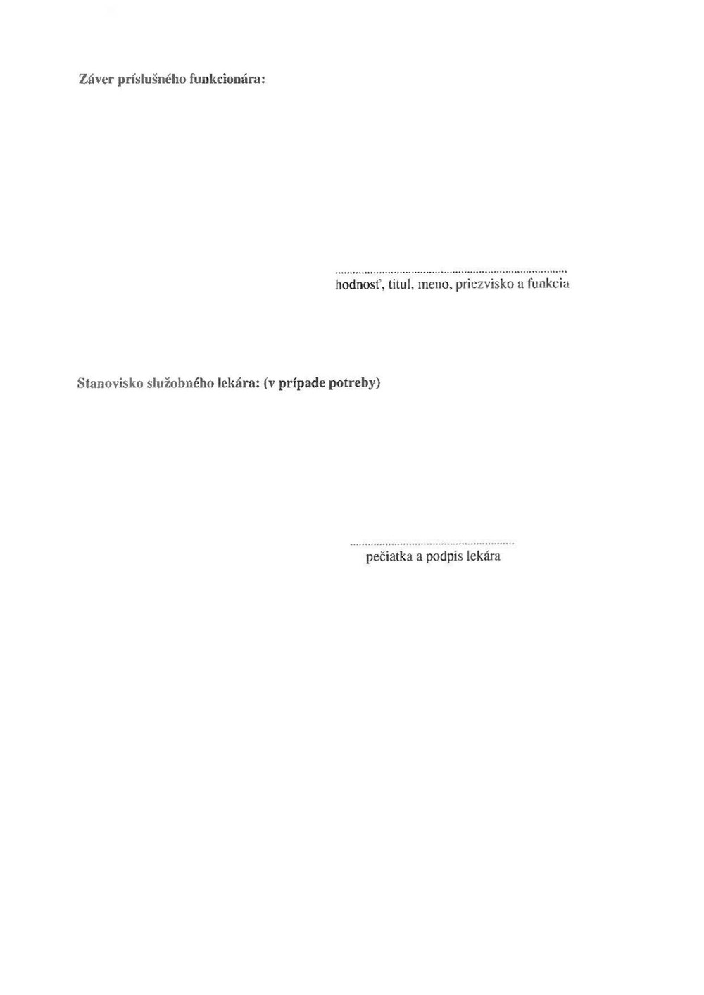 Úradný záznam o pokuse o samovraždu 2