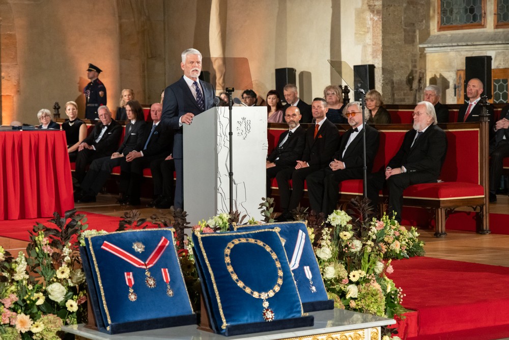 Slávnostné udeľovanie štátnych vyznamenaní na Pražskom hrade