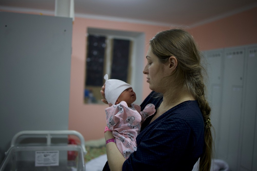 Pôrody v podzemí Kyjevskej nemocnice