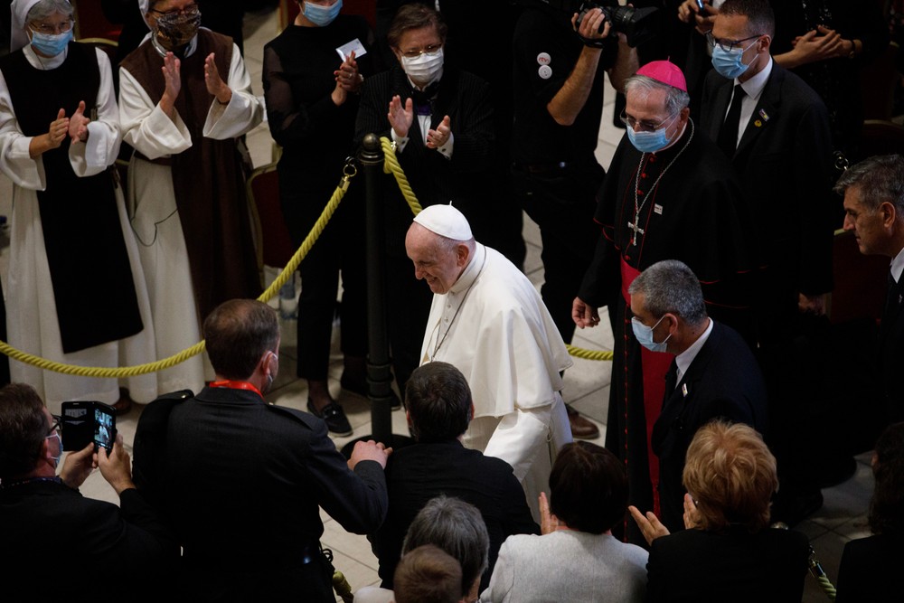 Pápež v Katedrále svätého Martina