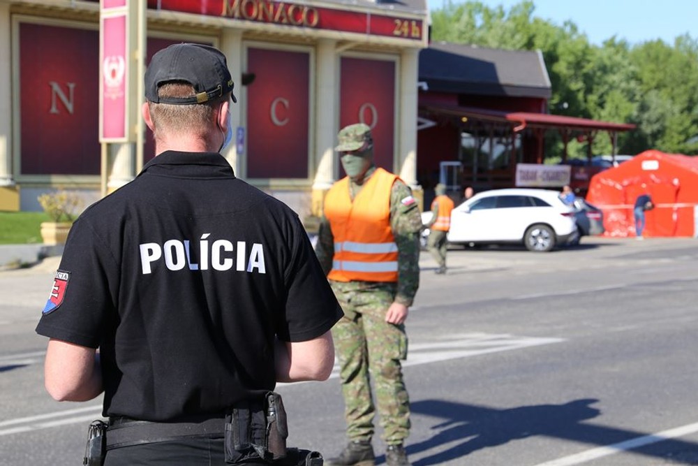 Protest na hraničnom prechode Berg