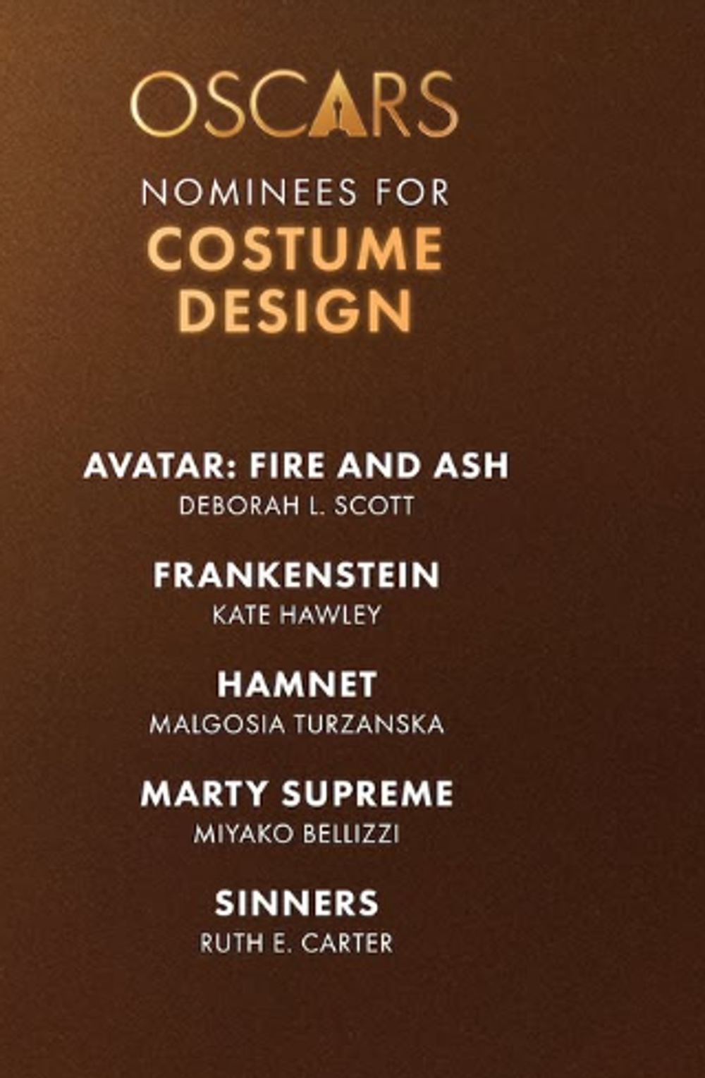 Nominovaní na Oscara 2026