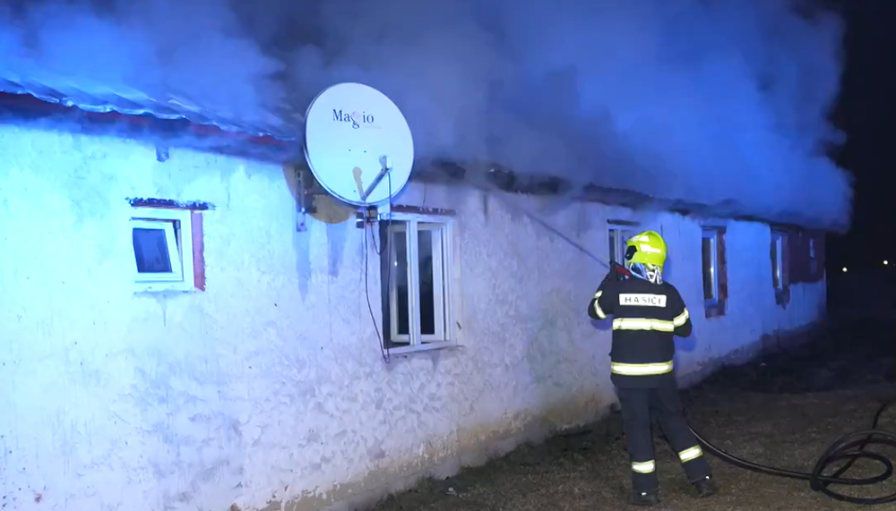 Požiar domu v osade Jareček 2