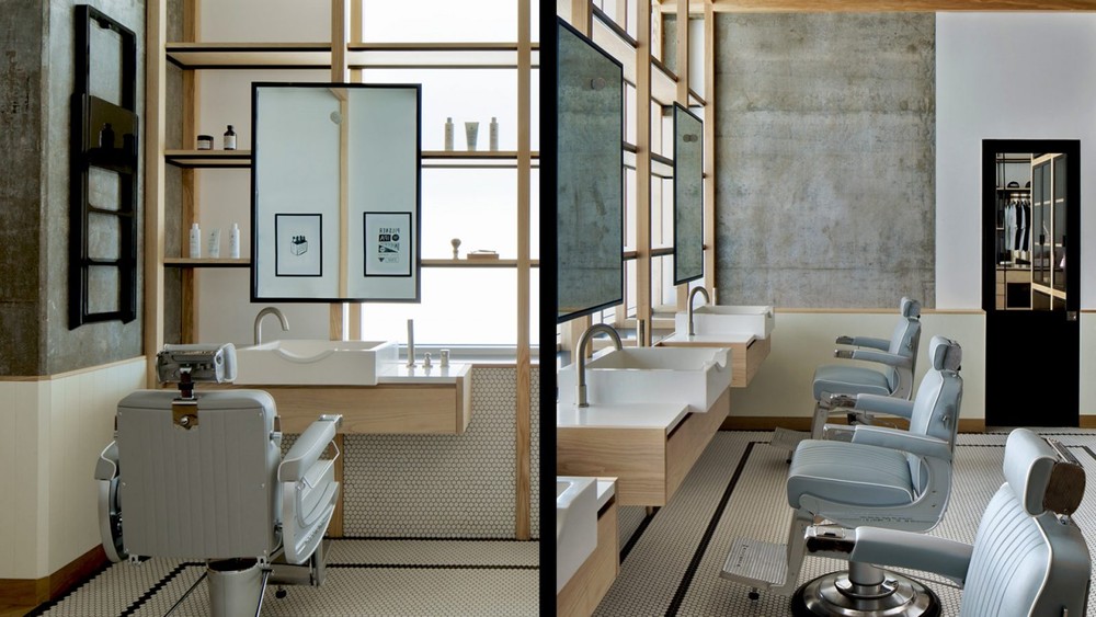 Luxusný barber-shop v Dubaji