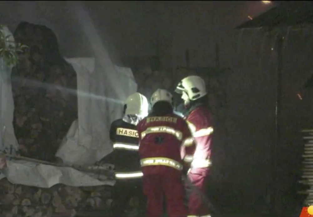 Požiar rodinného domu v obci Hrochoť