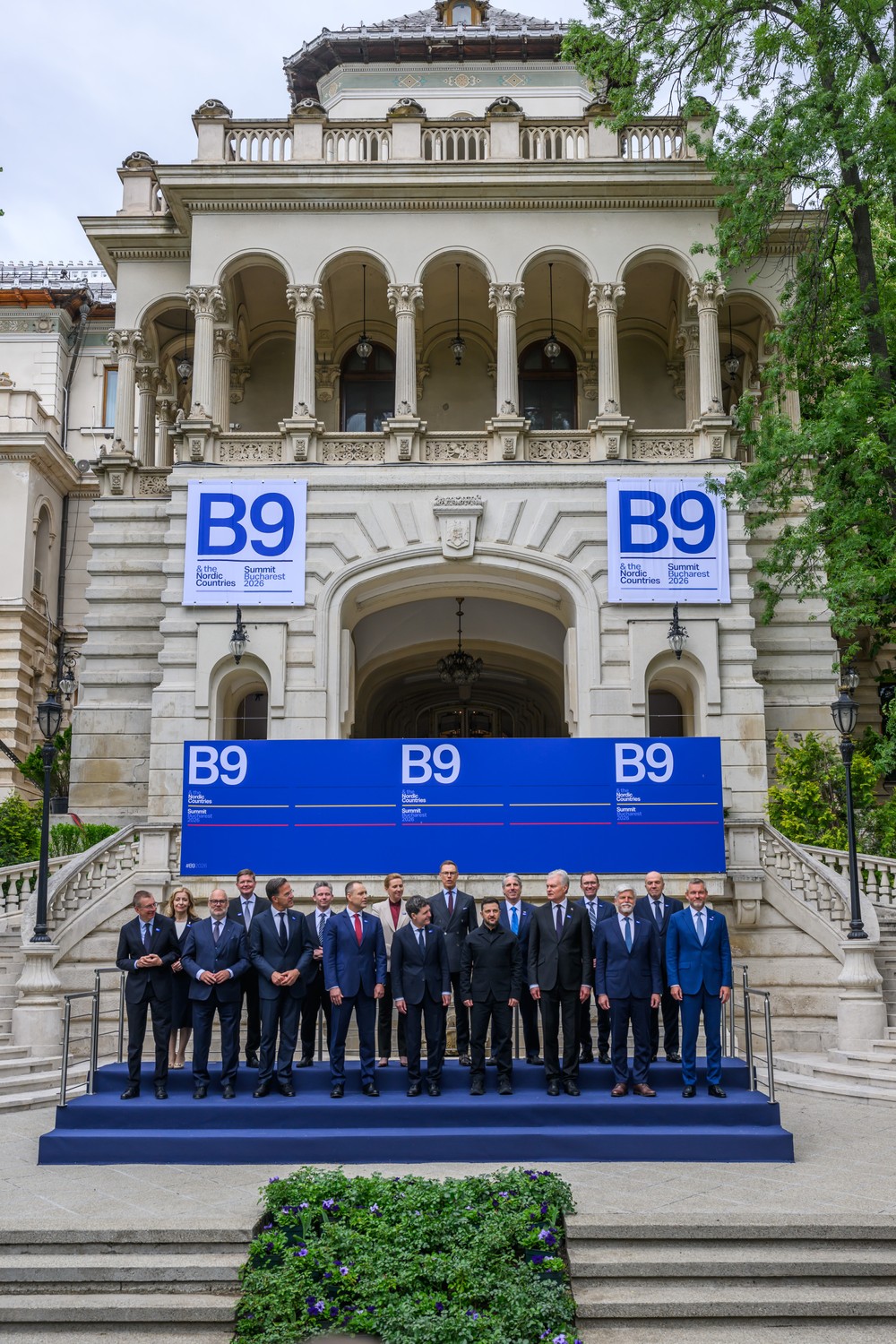 Summit Bukureštskej deviatky (B9) a severských krajín v Paláci Cotroceni v Bukurešti v stredu 13. mája 2026.