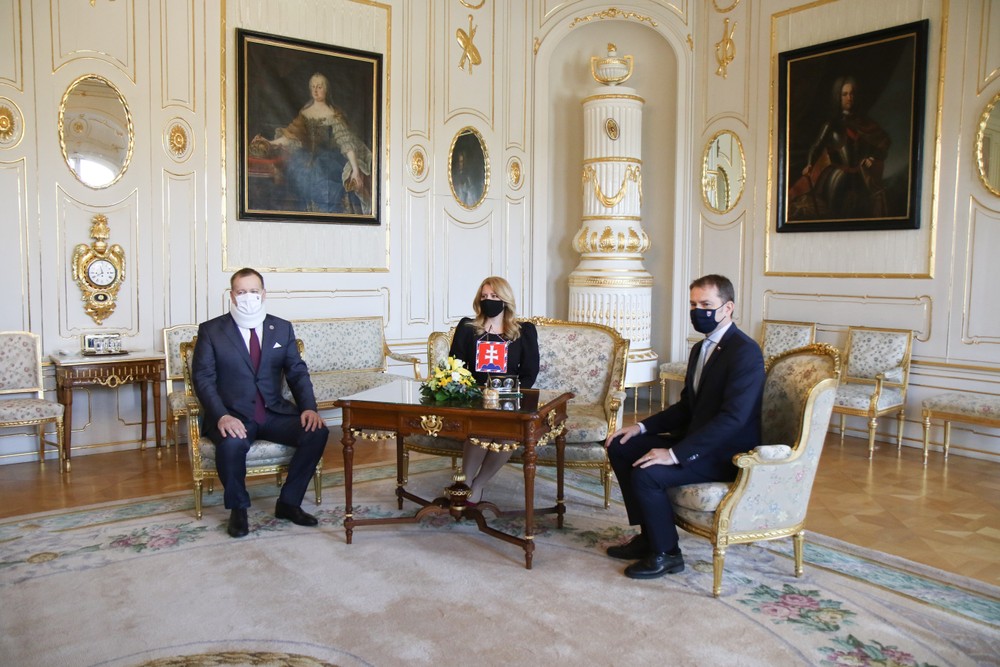 Stretnutie troch najvyšších ústavných činiteľov 