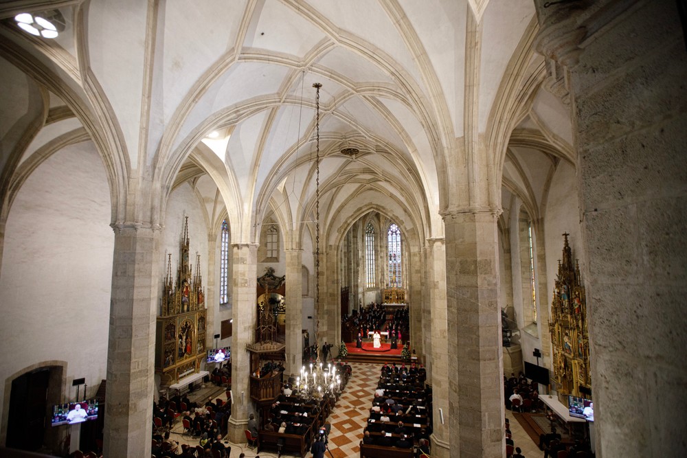 Pápež v Dóme sv. Martina