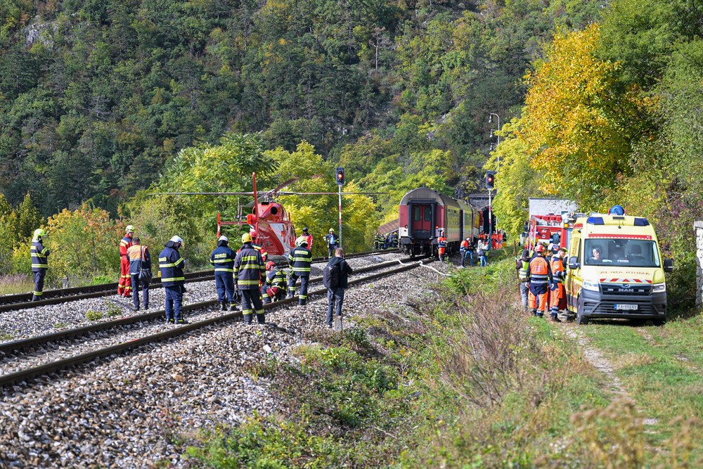 Zrážka dvoch vlakov pri Rožňave 