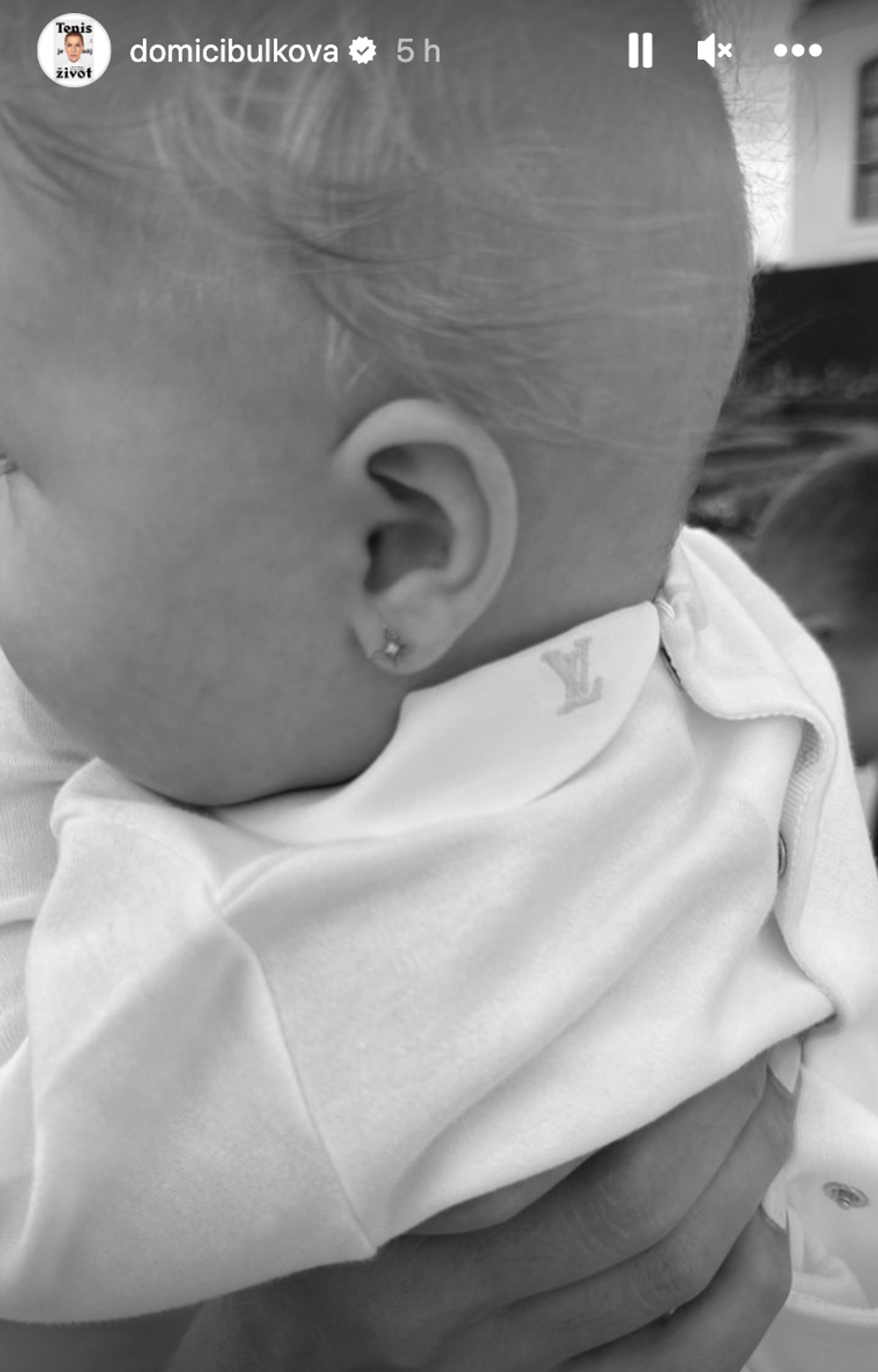 Krst dcéry Dominiky Cibulkovej