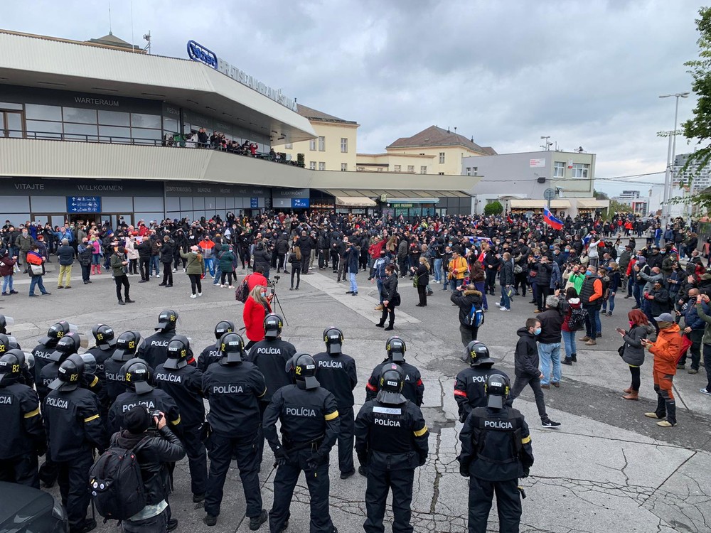 Protesty v Bratislave