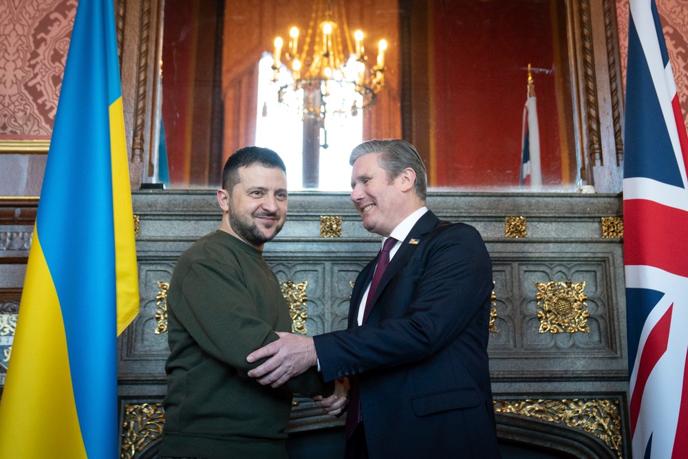 Návšteva Británie Zelenskyj