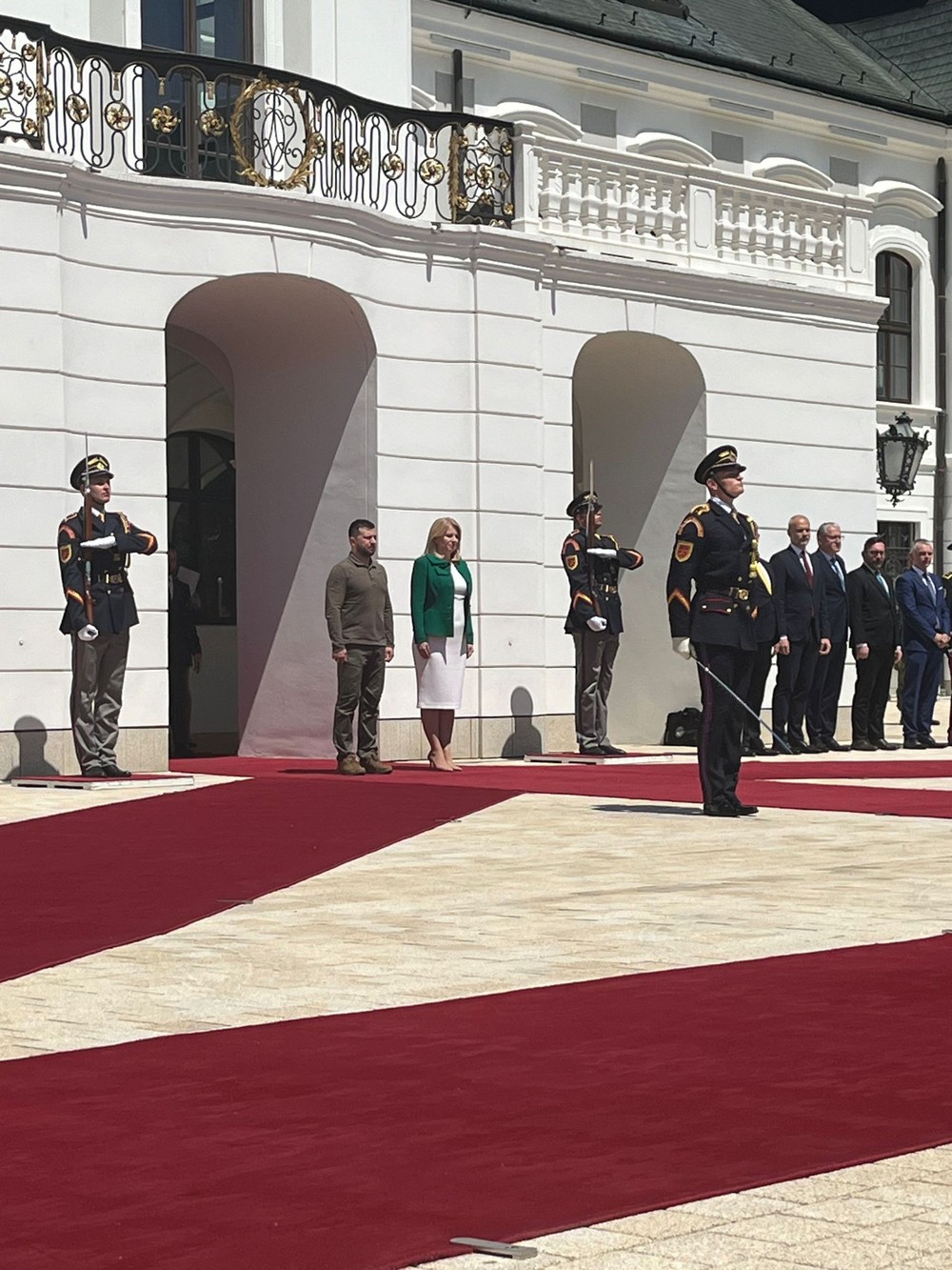 Bratislava Zelenskyj návšteva Slovenska Prezidentský paláíc Ukrajina (7)