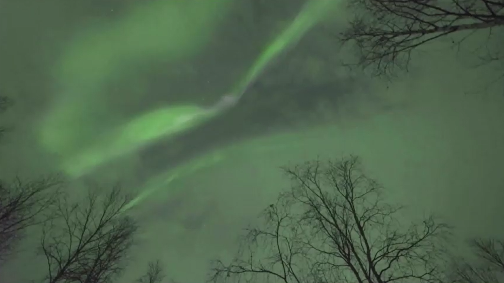 Fínsko rozžiarila polárna žiara