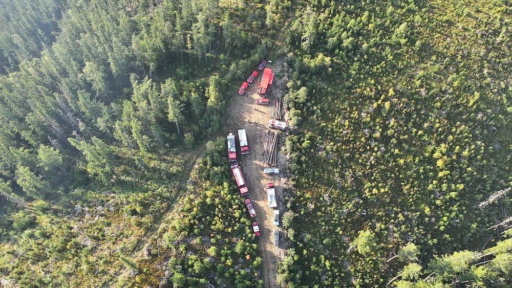 Na Horehroní sa rozhorel les