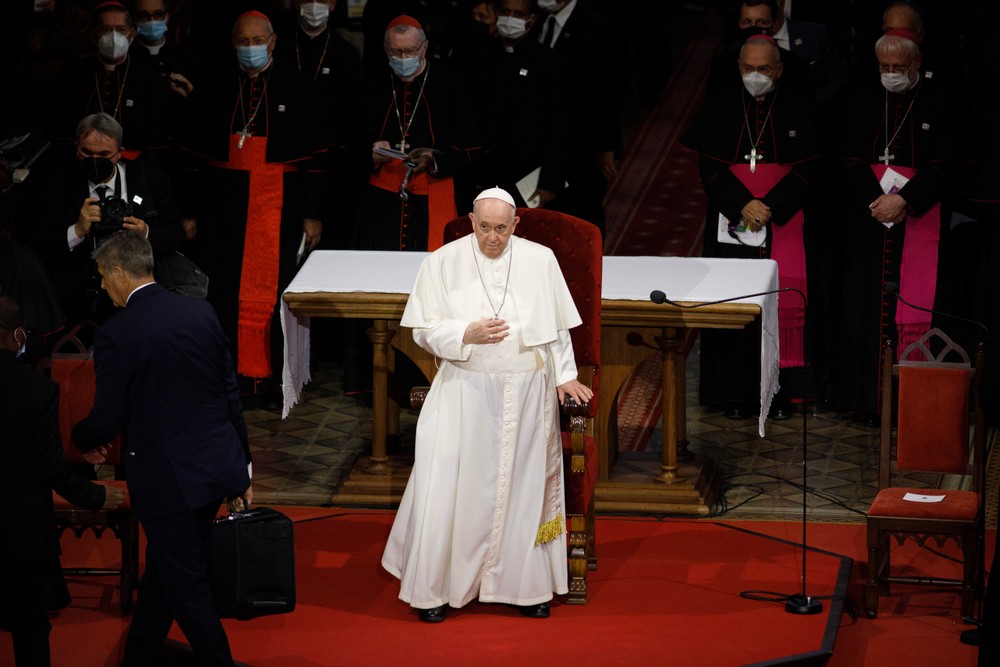 Pápež v Katedrále svätého Martina