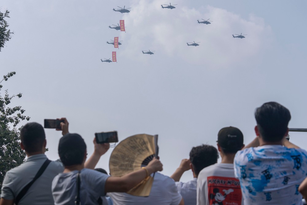 Vojenská prehliadka v Číne