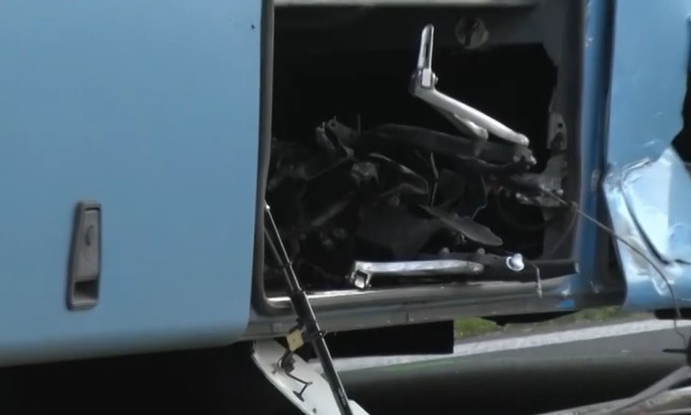 motorka autobus zrážka