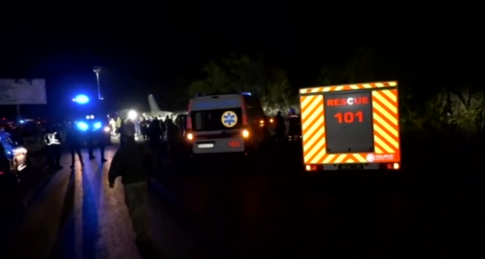 Tragický pád lietadla na Ukrajine