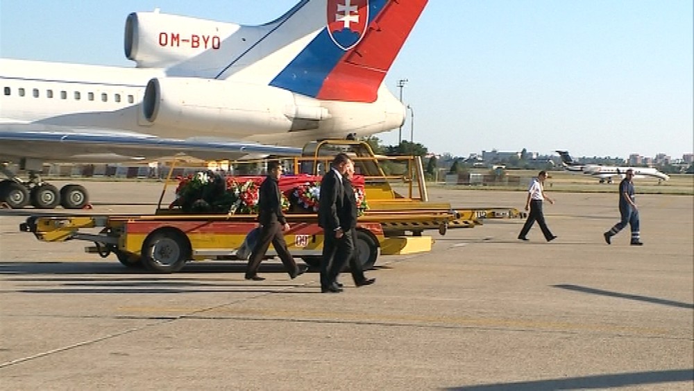 Pavol Demitra prevoz pozostatkov