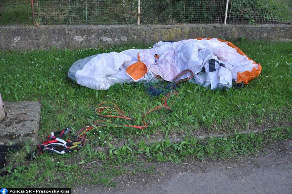 Paraglajdista nehoda