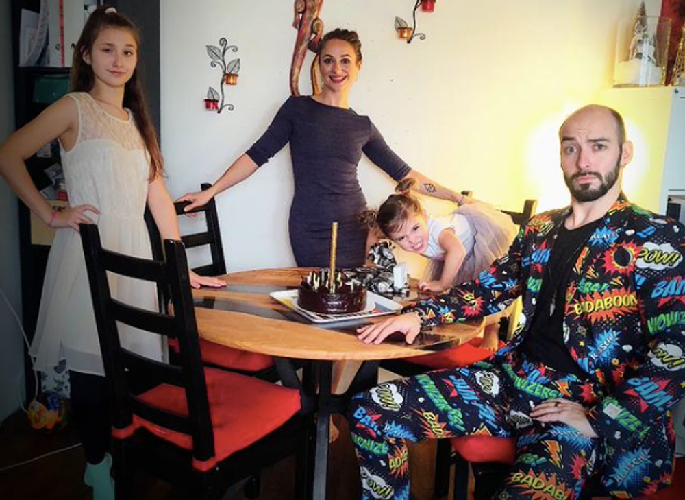 Přemysl Pálek s rodinou