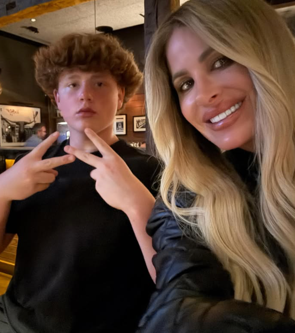 Kim Zolciak so synom KJ