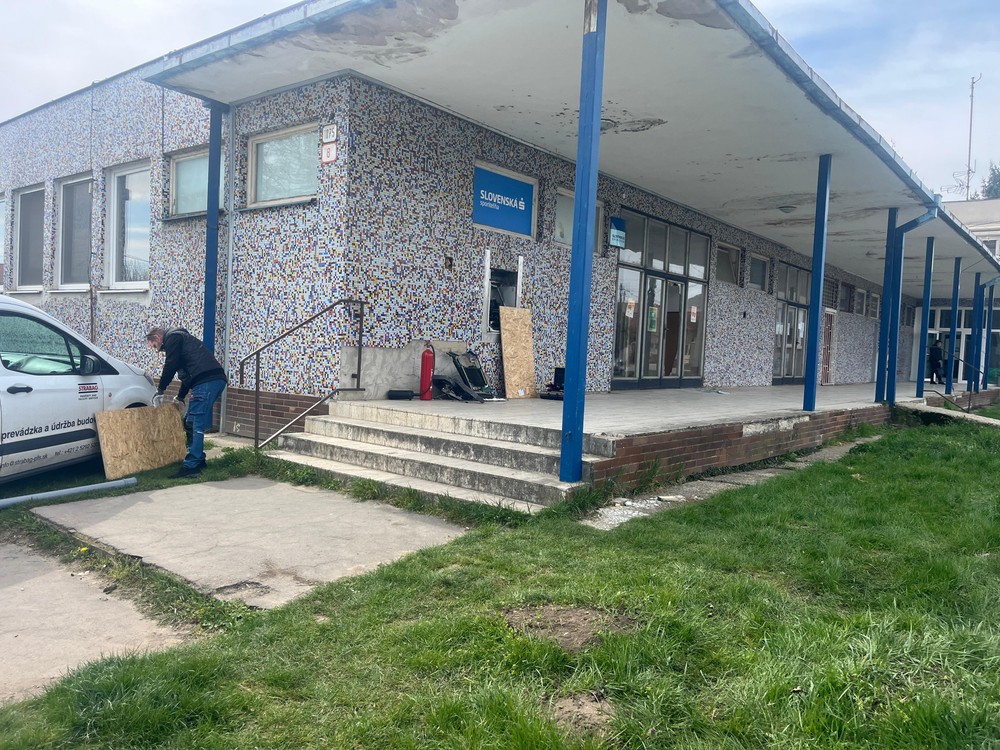 Výbuch bankomatu v okrese Komárno
