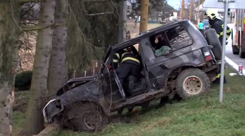 Muž z neznámych príčin zišiel z cesty, neprežil náraz do stromu 
