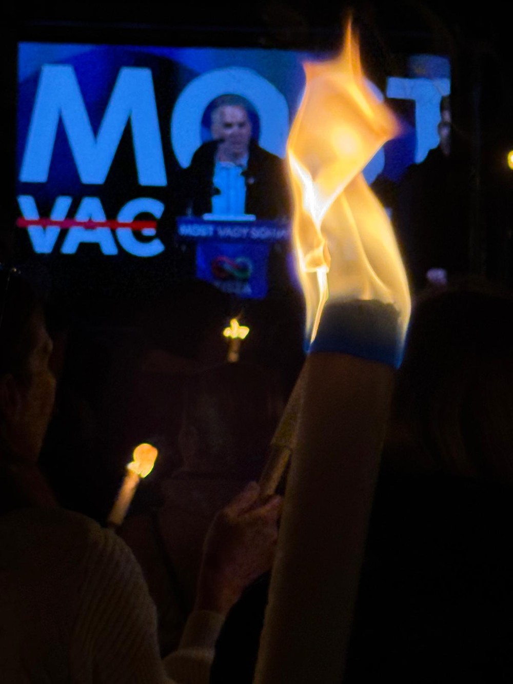 Predvolebný míting TISZA v Siofóku