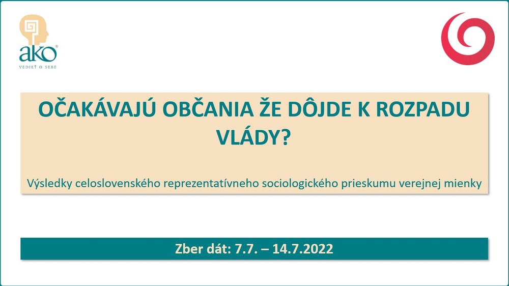 Prieskum: Očakávajú občania, že dôjde k rozpadu vlády? 1