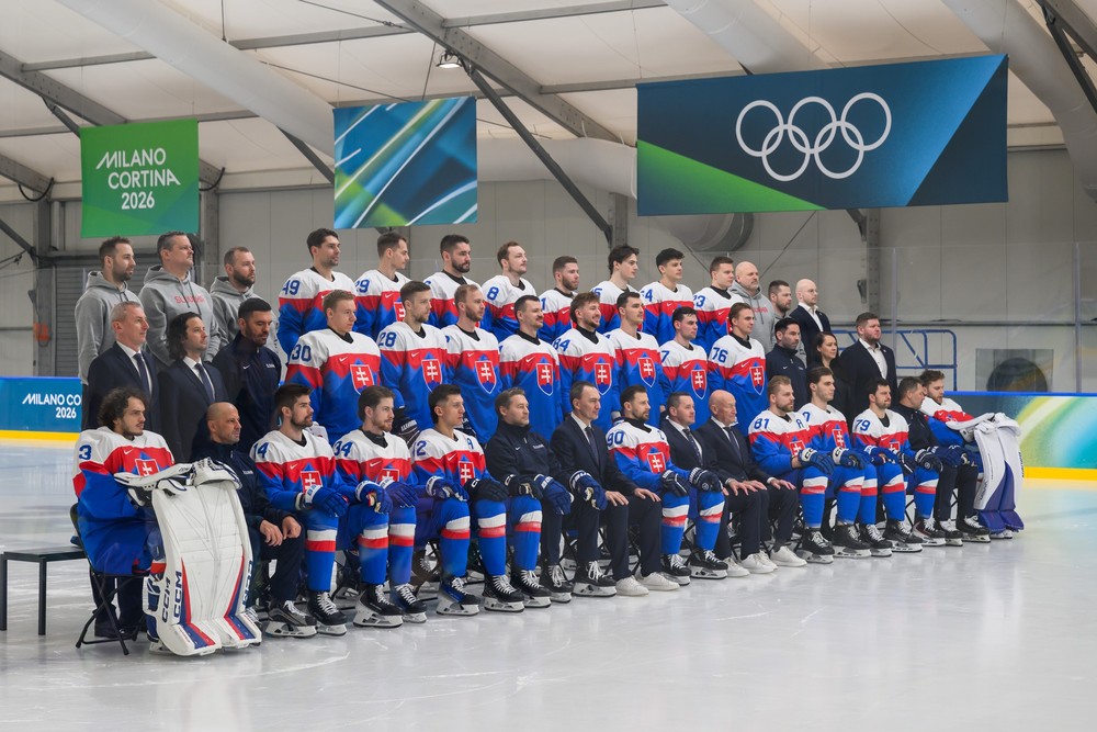 Fotenie slovenských hokejistov