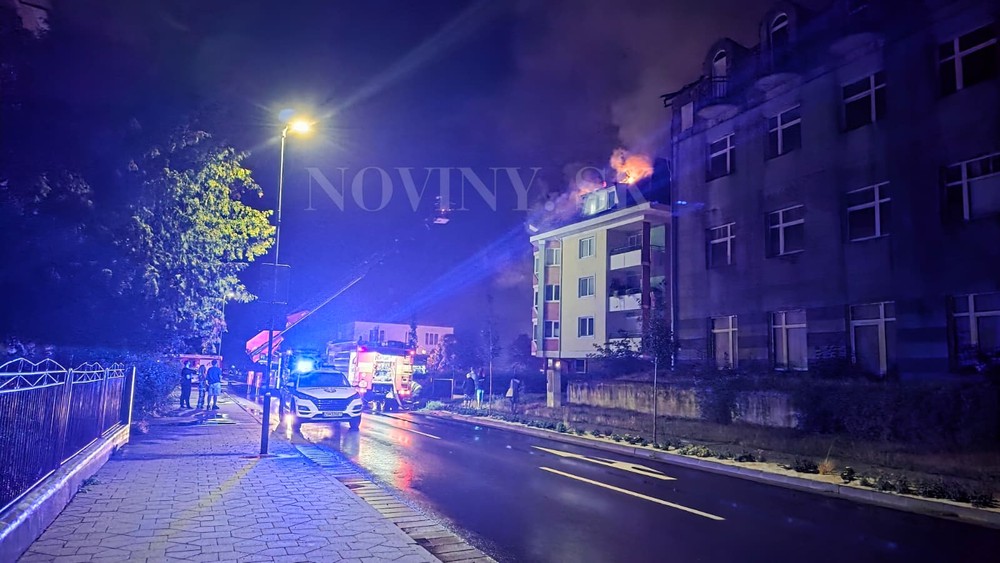 Požiar bytovky vo Zvolene 8