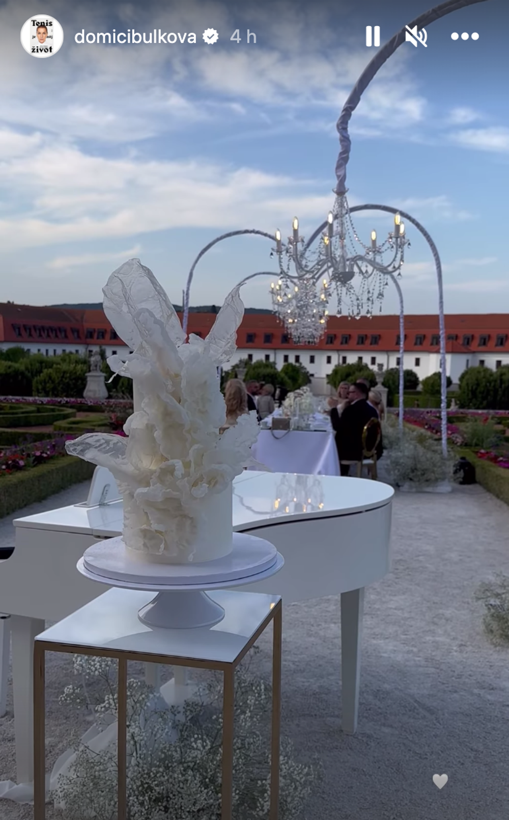 Krst dcéry Dominiky Cibulkovej