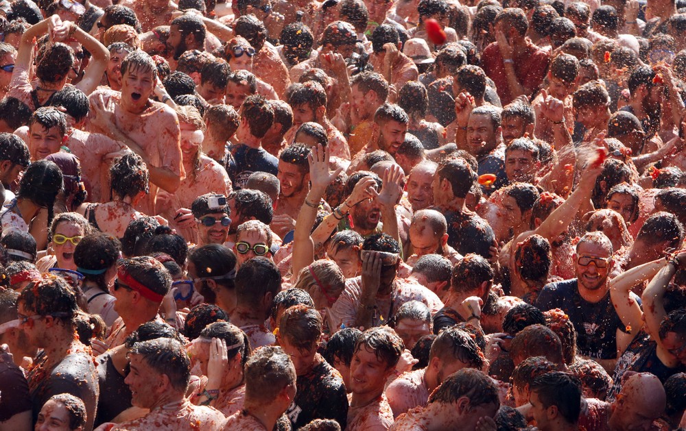 V Španielsku zúrila tradičná paradajková vojna