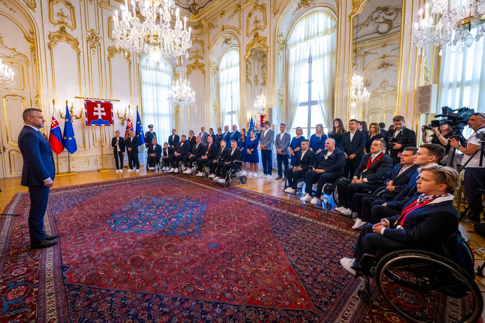 Pellegrini prijal olympionikov a paralympionikov z Paríža