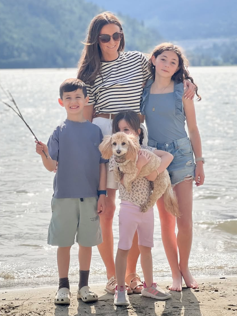 Melissa Mae Carlton s rodinou