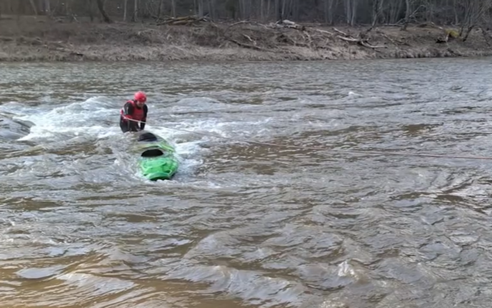 Poľskí kajakári na Dunajci 3